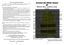 Le journal des gilets jaunes 43