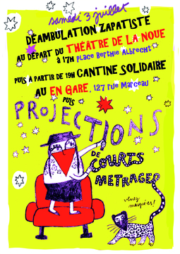 venue des zapatistes chez les gilets jaunes de Montreuil