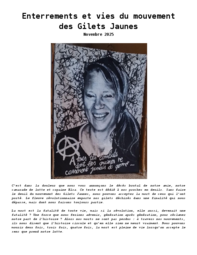 Enterrements et vies du mouvement  des Gilets Jaunes