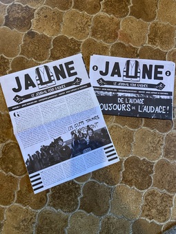 Journal "Jaune" numéro 1 et 2